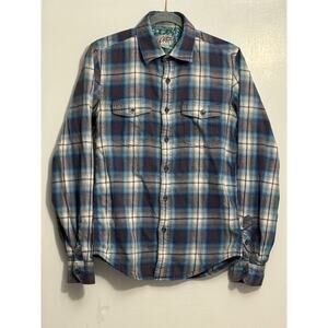 KIRRA Pac-Sun Men's Button Down Long Sleeve Plaid Shirt - Size S